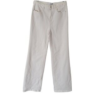 Judy Blue Cream Wide Leg Jeans High Rise Distressed Waist Size‎ 11/30 
I509
